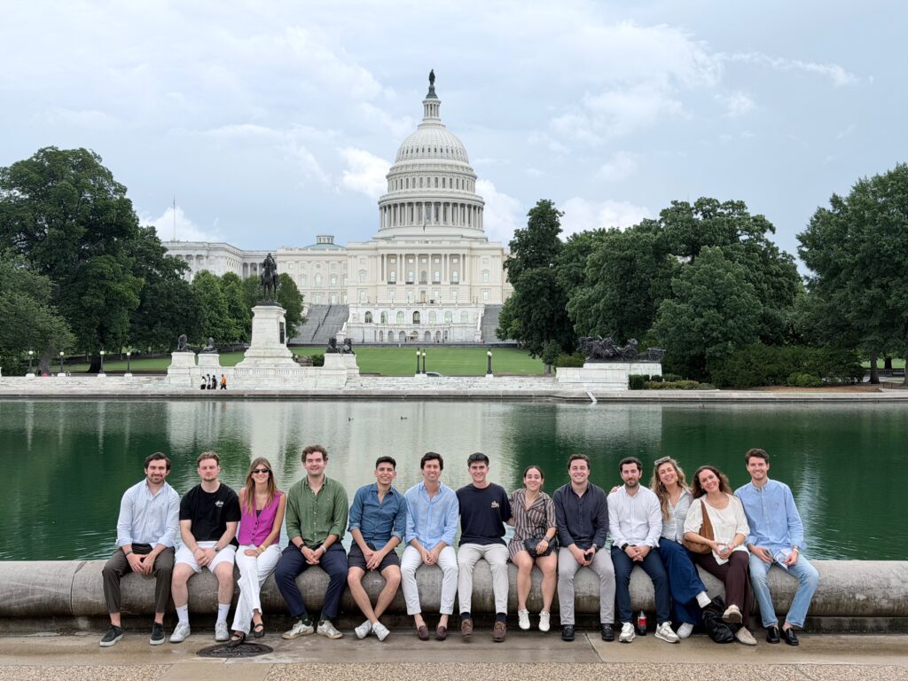 Advantere students during the Georgetown International Experience in Washington DC